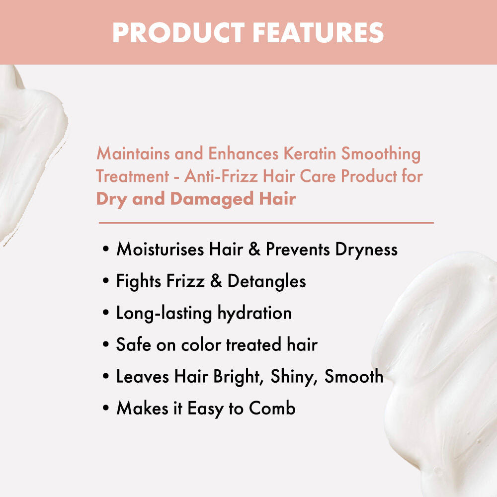 ALFAPARF MILANO Keratin Therapy Hydrating Mask for Hairfall Repair, Dry & Frizzy Hair, 200ml