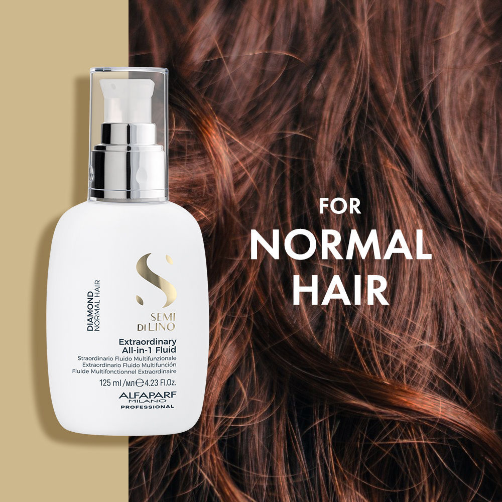 ALFAPARF MILANO Diamond Extraordiry All-In-1 Serum For Frizzy Hair, Sulfate Free, 125ml