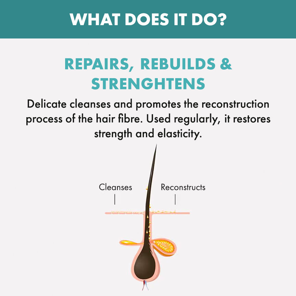 ALFAPARF MILANO Reparative Shampoo For Damaged Hair, Bond Repair, Hairfal, Sulfate Free, 250ml