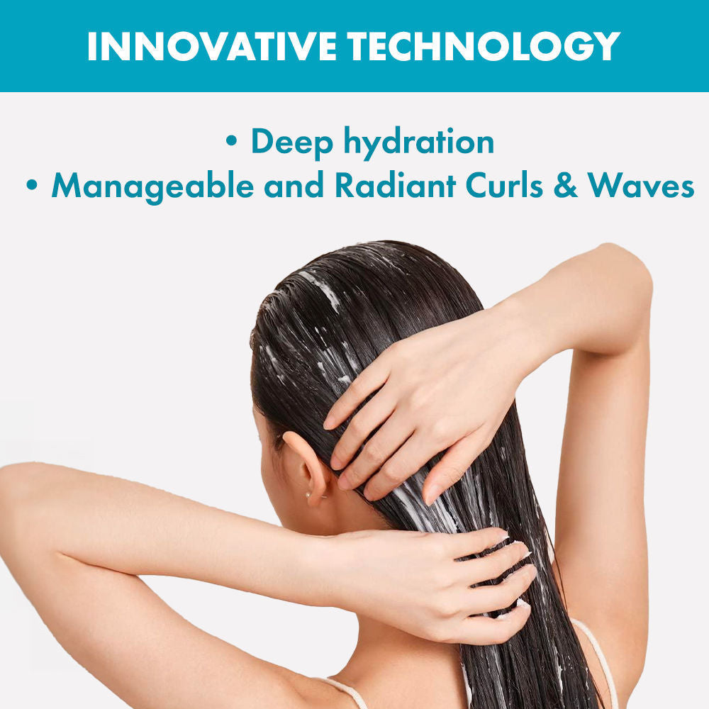ALFAPARF MILANO Curly Hair Mask, Curls Defining, Frizzy Hair, Deep Moisture, Sulfate Free, 500ml
