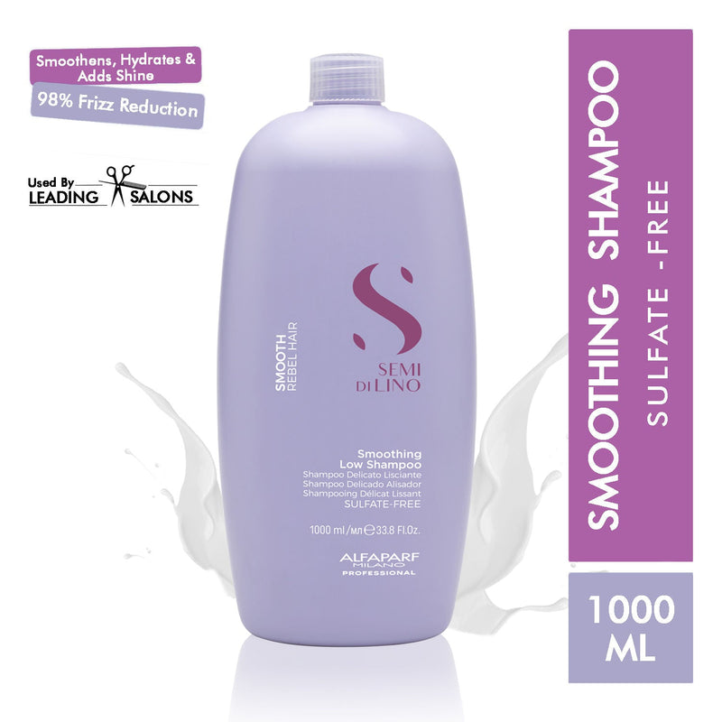 ALFAPARF MILANO Smoothing Shampoo For Dry Hai, Adds Smoothness, Sulfate Free, 1000ml, Buy from Indicrest