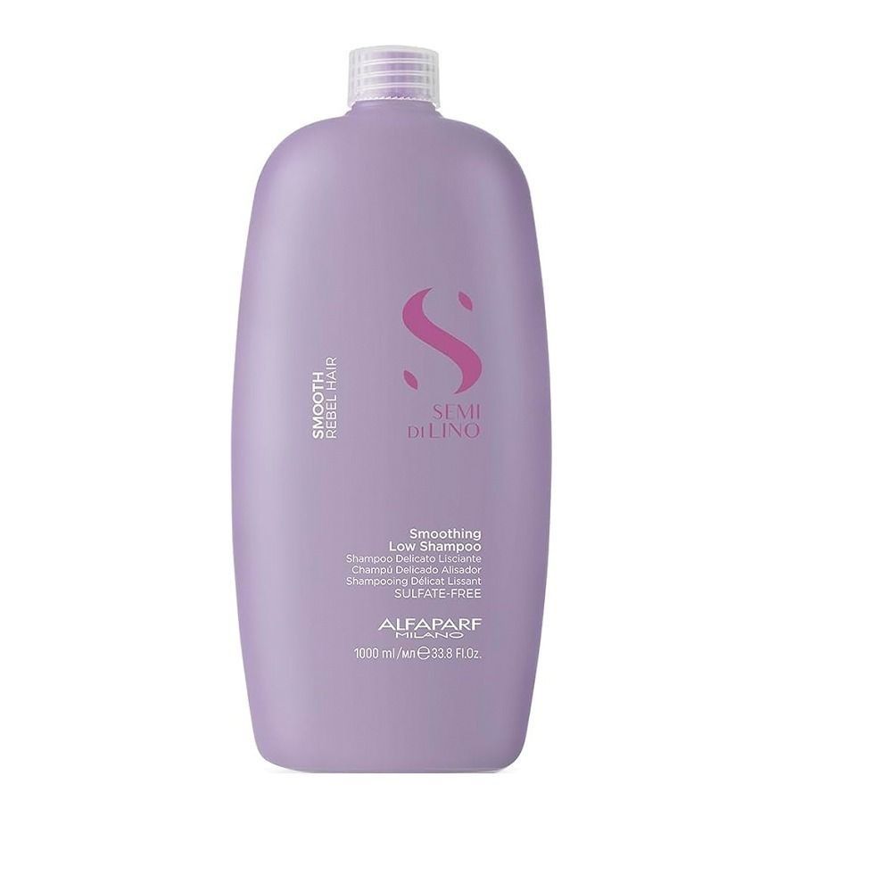 ALFAPARF MILANO Smoothing Shampoo For Dry Hai, Adds Smoothness, Sulfate Free, 1000ml