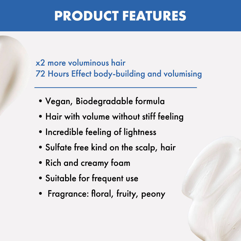ALFAPARF MILANO Volumizing Shampoo For Hair Thinning, Adds Volume, Sulfate Free, 250ml