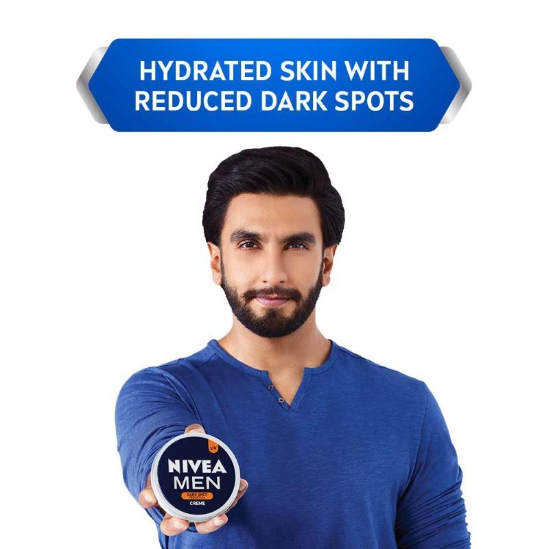 Nivea MEN Creme, Dark Spot Reduction, Non Greasy Moisturizer, Cream with UV Protect, 75ml Buy at Indicrest Image 4
