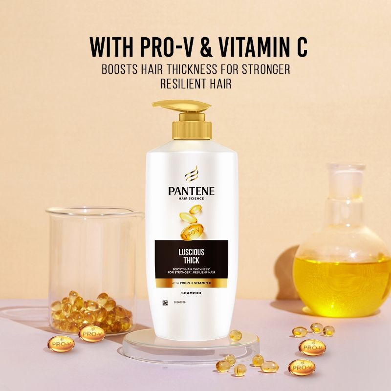 Pantene Advanced Hair Fall Solution Long Black Shampoo, 650ml Buy at Indicrest Image 2