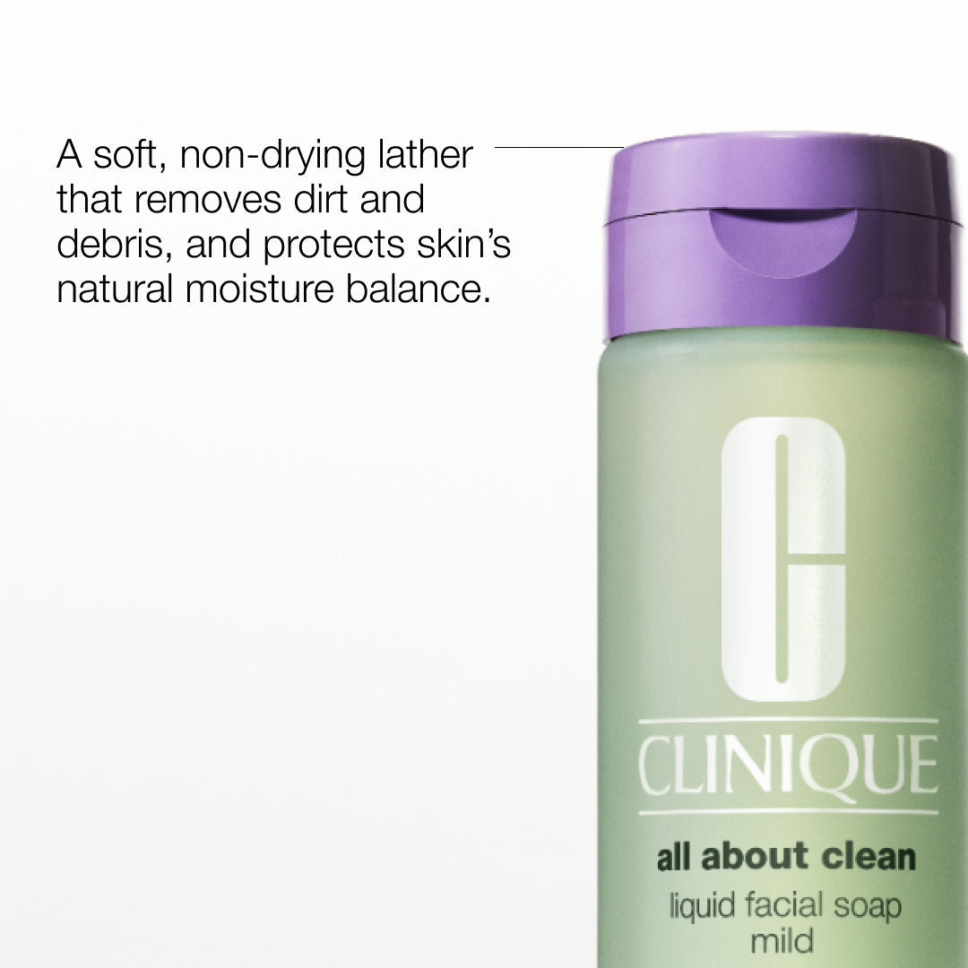 Clinique Liquid Facial Soap Mild - Dry Combination Facewash, 200ml