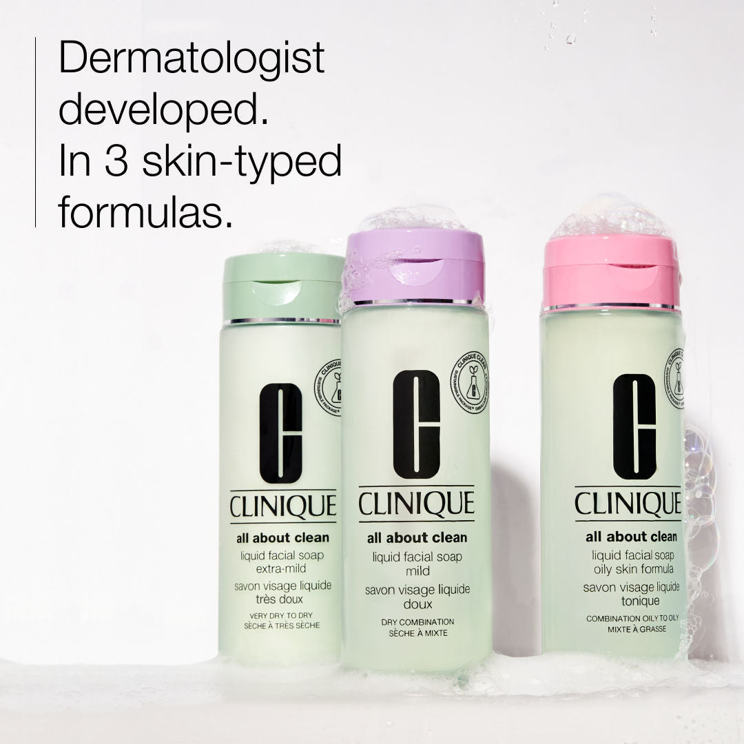 Clinique Liquid Facial Soap Mild - Dry Combination Facewash, 200ml