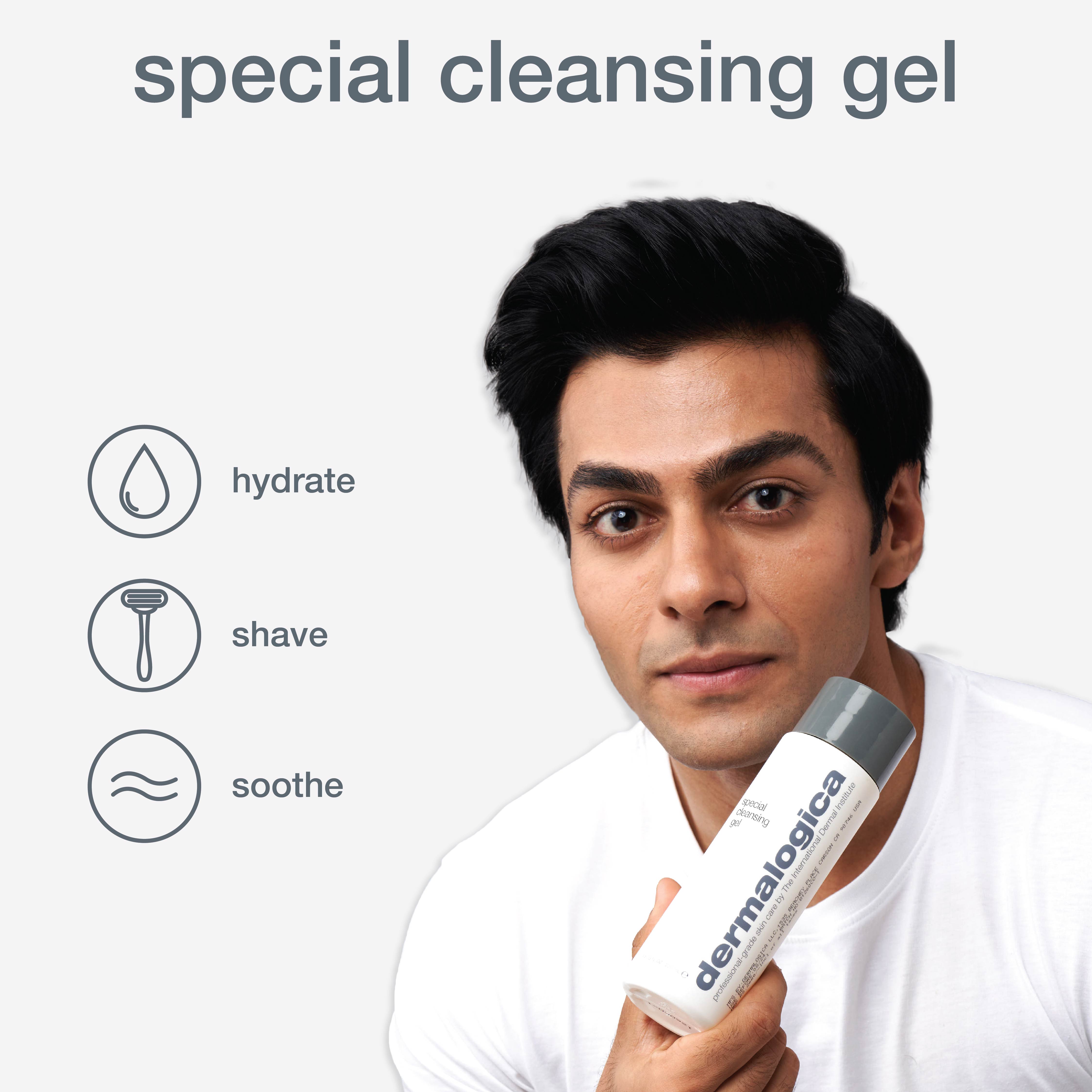 Dermalogica Special Cleansing Gel Face Wash Mini With Balm Mint, Lavender & Soap Bark, 50ml