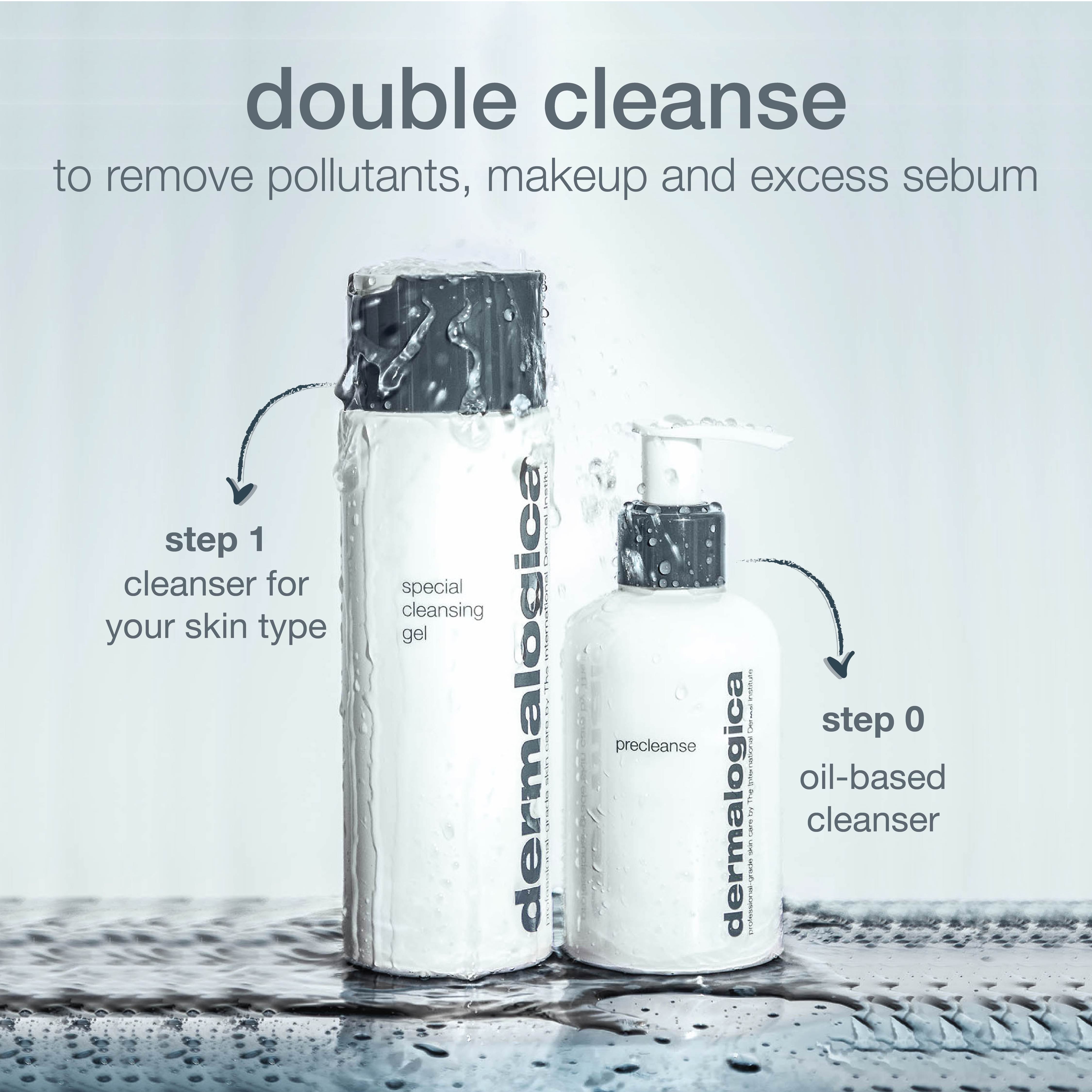 Dermalogica Special Cleansing Gel Face Wash Mini With Balm Mint, Lavender & Soap Bark, 50ml