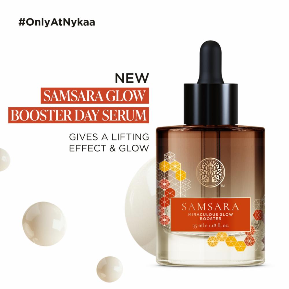 Forest Essentials Samsara Miraculous Glow Booster Anti-Ageing Day Serum, 35ml, Buy from Indicrest