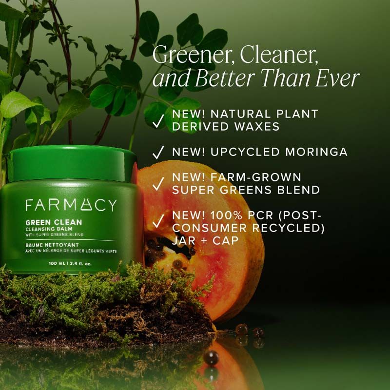 Farmacy Beauty Green Clean Makeup Removing Cleansing Balm, 100ml