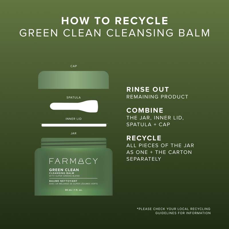 Farmacy Beauty Green Clean Makeup Removing Cleansing Balm, 200ml