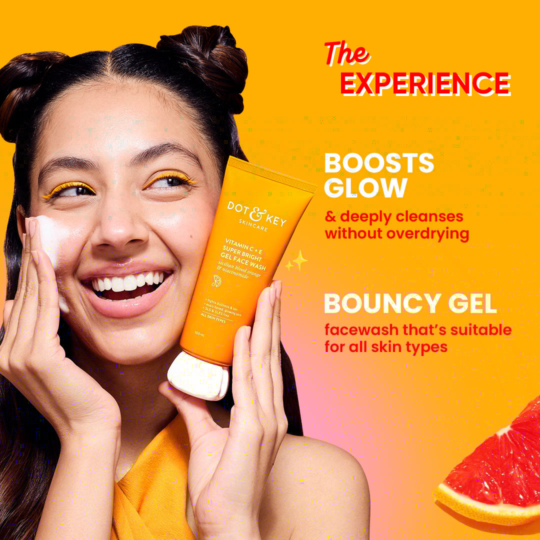 Dot & Key Vitamin C + E Gel Face Wash for Glowing Skin, 175ml Buy at Indicrest Image 4