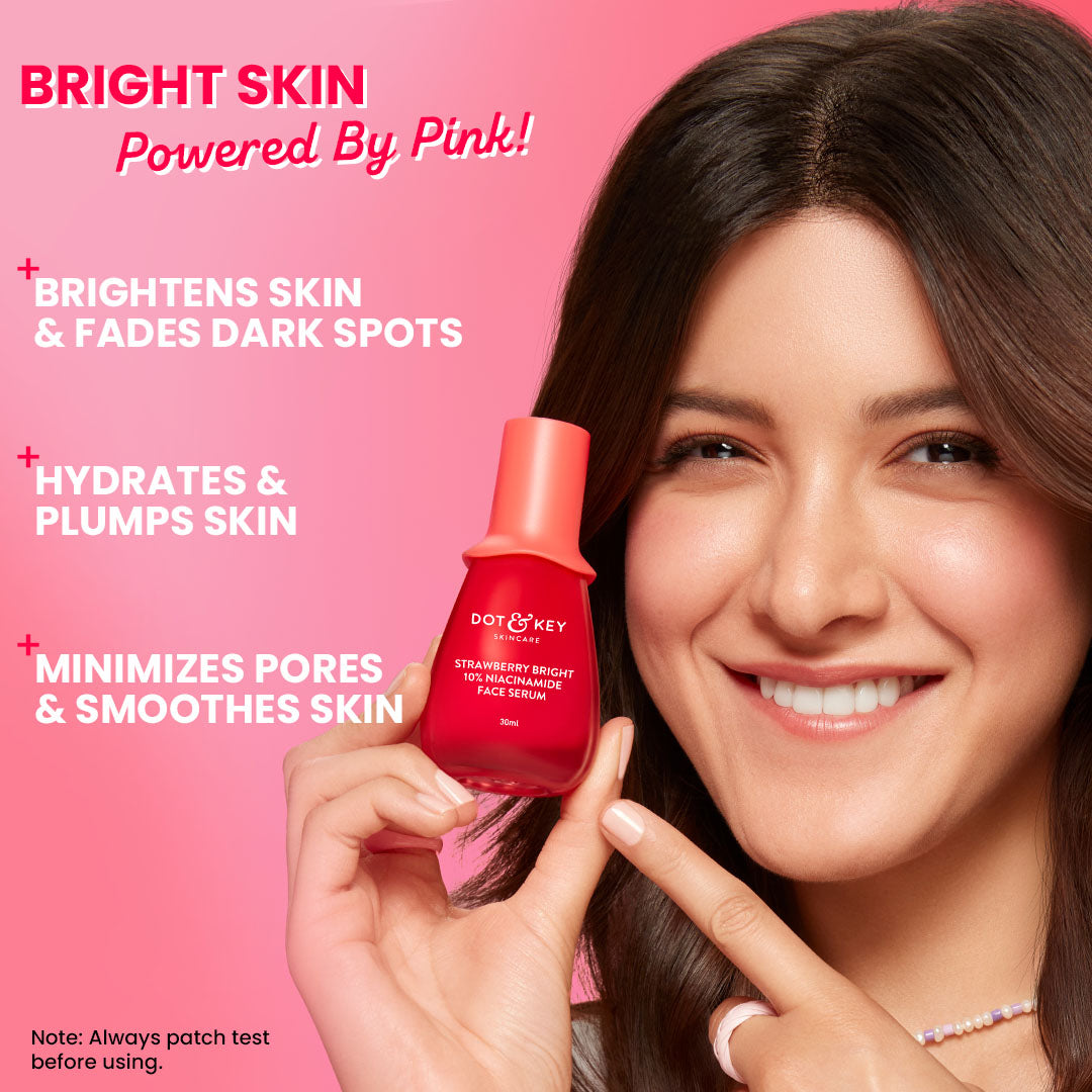 Dot & Key Strawberry Bright 10% Niacinamide Face Serum, 30ml Buy at Indicrest Image 5