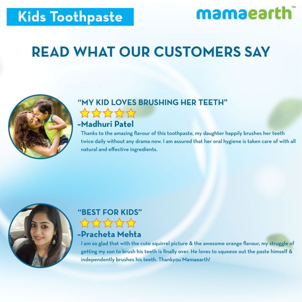 Awesome Orange Flavor Natural Kids Toothpaste