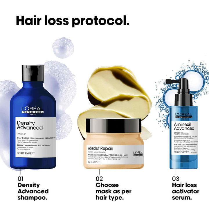 L'Oreal  Professionnel Paris Density Advanced Omega 6 - Professional Shampoo Densifiant - Serie Expert - (1.5 Litre) - Indicrest Buy at Indicrest Image 3