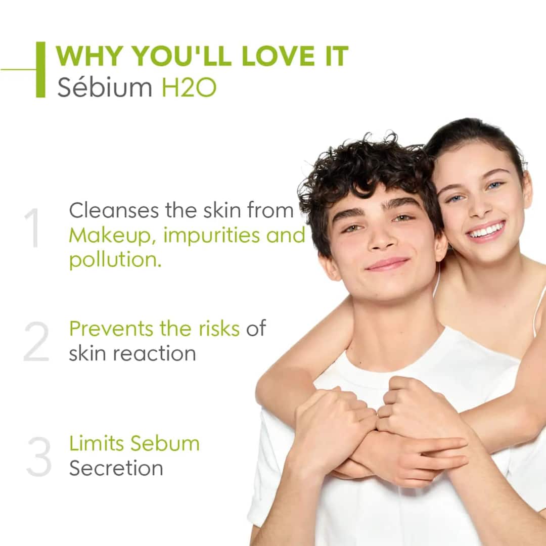 Bioderma Sebium H2O Purifying Micellar Water & Makeup Remover – 250ml3