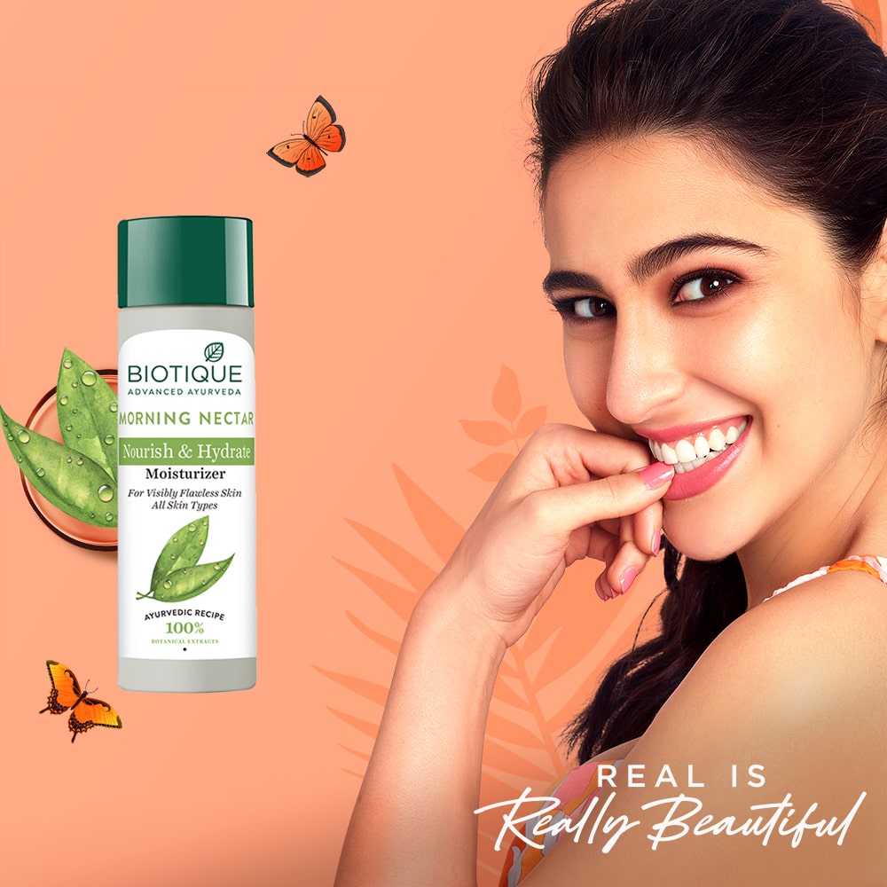 Biotique Morning Nectar Nourish & Hydrate Moisturizer, 190ml Buy at Indicrest Image 2
