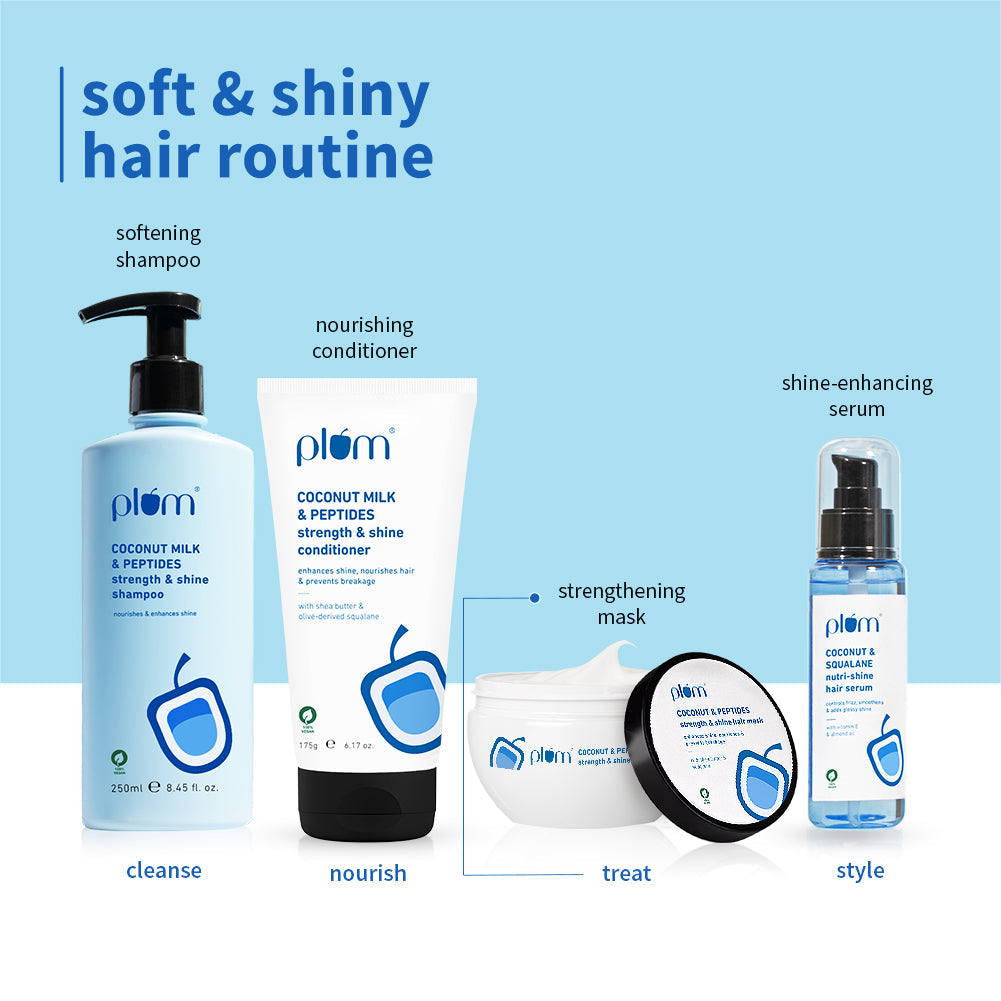 Plum Coconut & Peptides Hair Mask for Dry Hair | Softens Strands | Nourishes Hair, 200g Buy at Indicrest Image 10