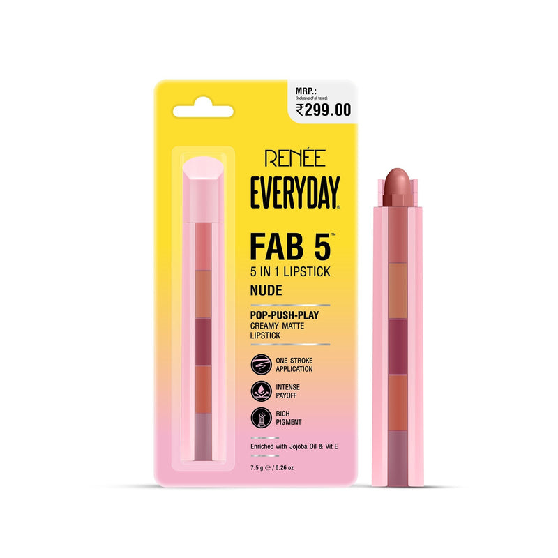 RENEE Everyday Fab 5-Nude 5-in-1 Matte Lipstick Buy at Indicrest