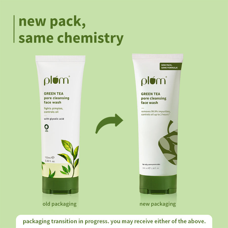 Plum Green Tea Pore Cleansing Face Wash for Acne | Controls Oil Upto 2-Hrs | Reduces Acne In 7 Days, 100ml Buy at Indicrest Image 7
