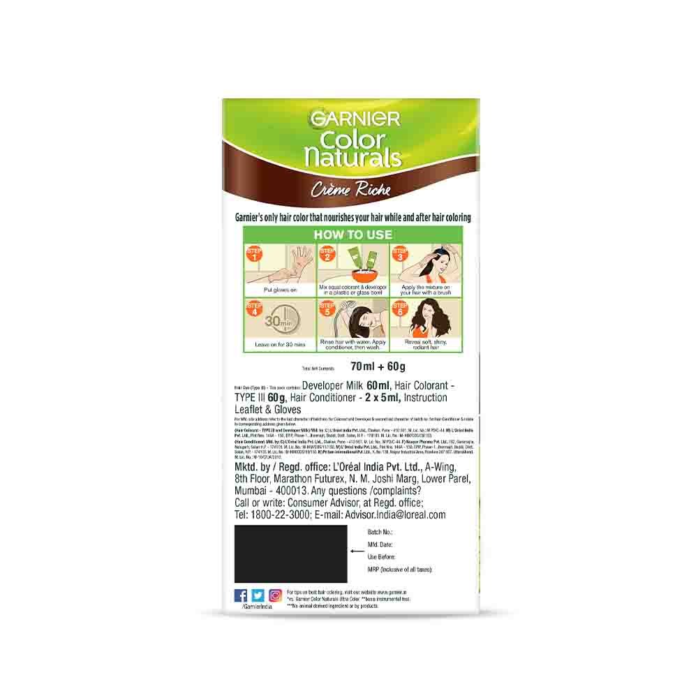 Garnier Hair Colour Shade 5 Light Brown Results