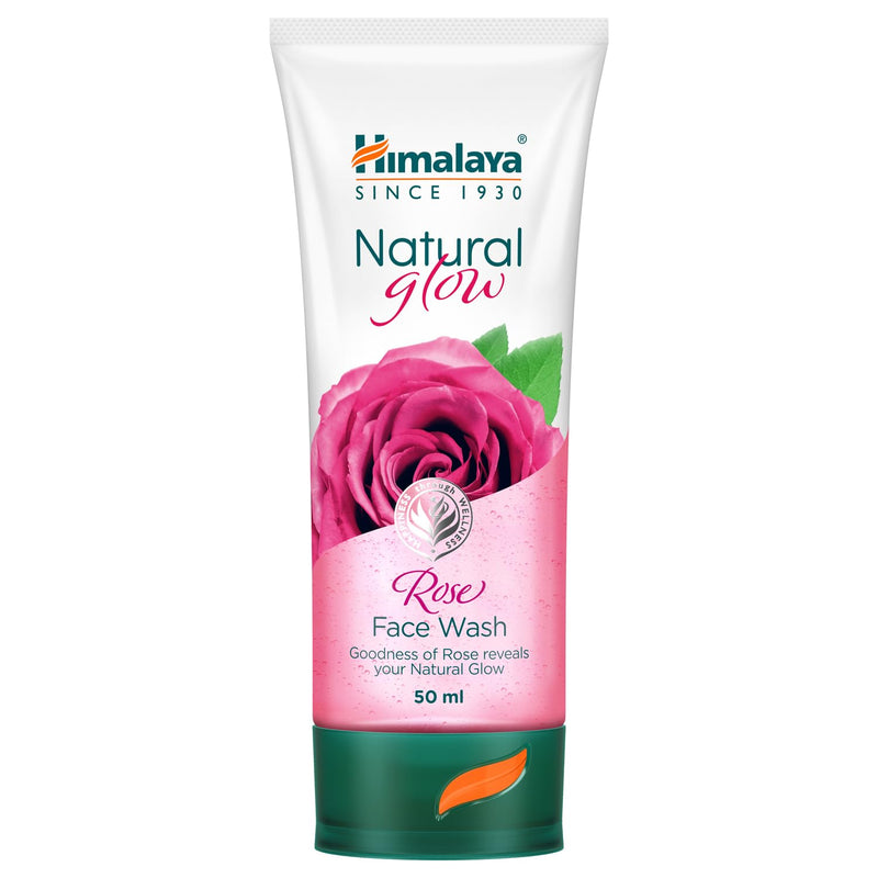 Himalaya Natural Glow Rose Face Wash 50g - Indicrest Buy at Indicrest