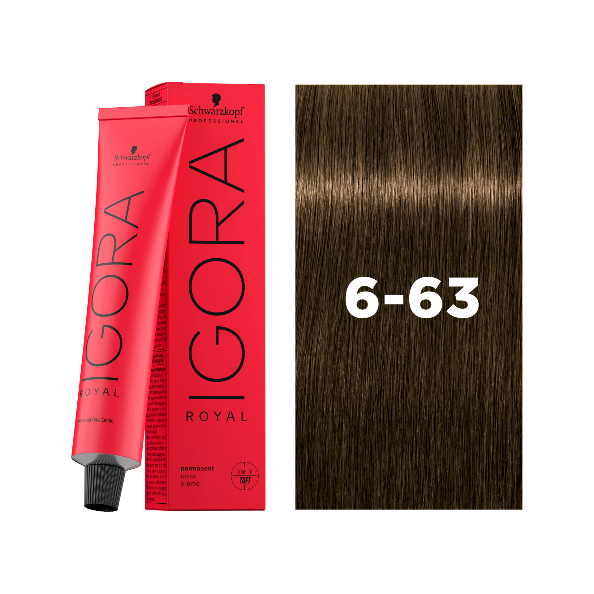 Schwarzkopf Professional Igora Royal 6-63 Dark Blonde Chocolate Matt, 60ml Buy at Indicrest