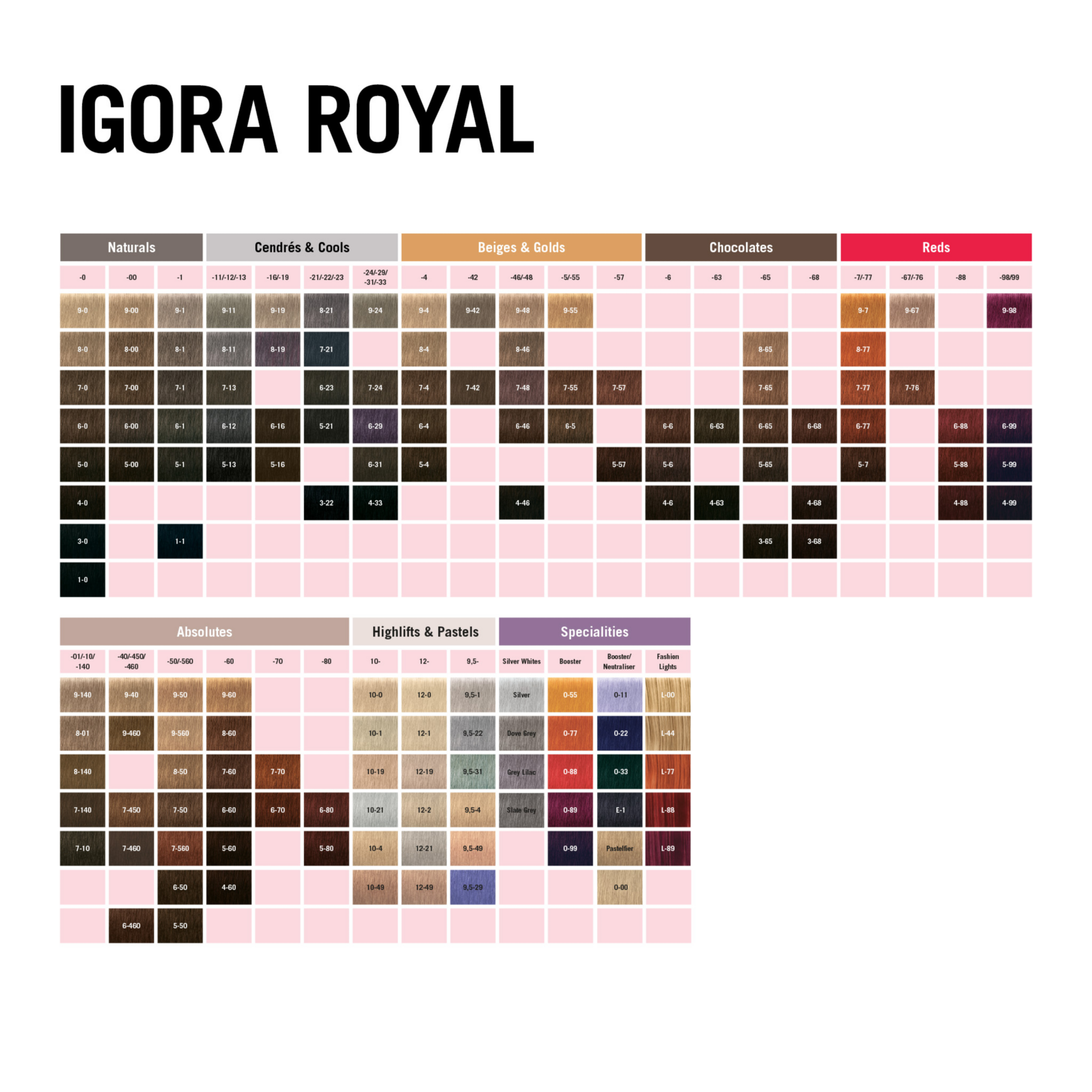 Schwarzkopf Professional Igora Royal 6-16 Dark Blonde Cendré Chocolate, 60ml Buy at Indicrest Image 2