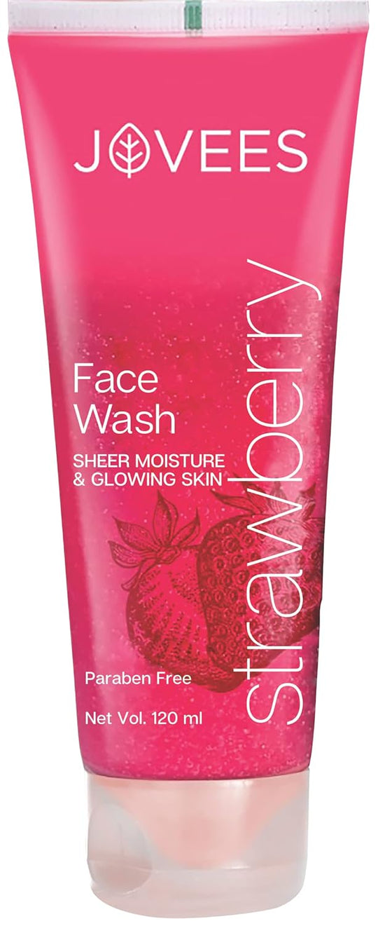 Jovees Strawberry Face Wash 120ml - Indicrest Buy at Indicrest