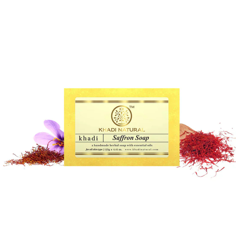 Khadi Saffron Soap 125g - Indicrest Buy at Indicrest
