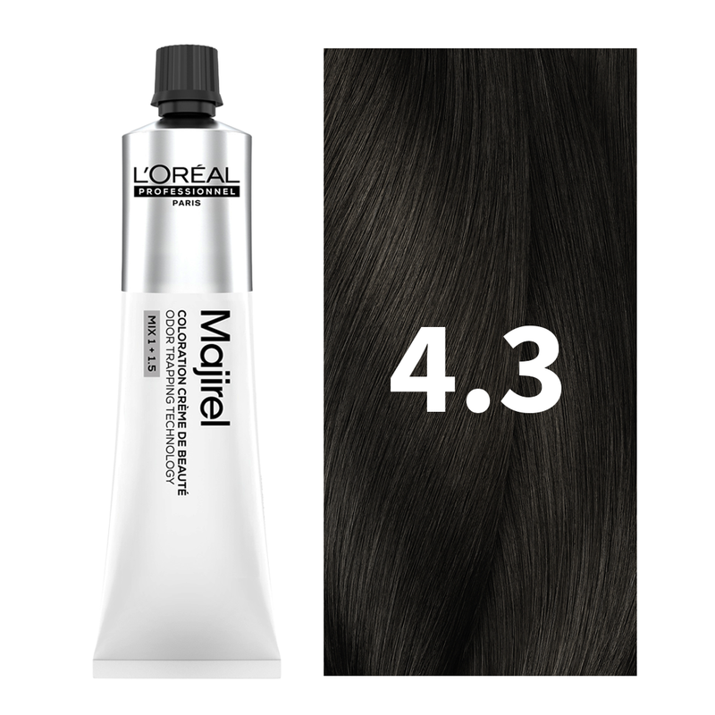 L'Oreal Professionnel Paris Majirel - 4.3 (Golden Brown) 49.5 g Indicrest Buy at Indicrest