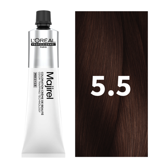 L'Oreal Professionnel Paris Majirel - 5.5 (Mahogany Light Brown) 49.5 g Indicrest Buy at Indicrest