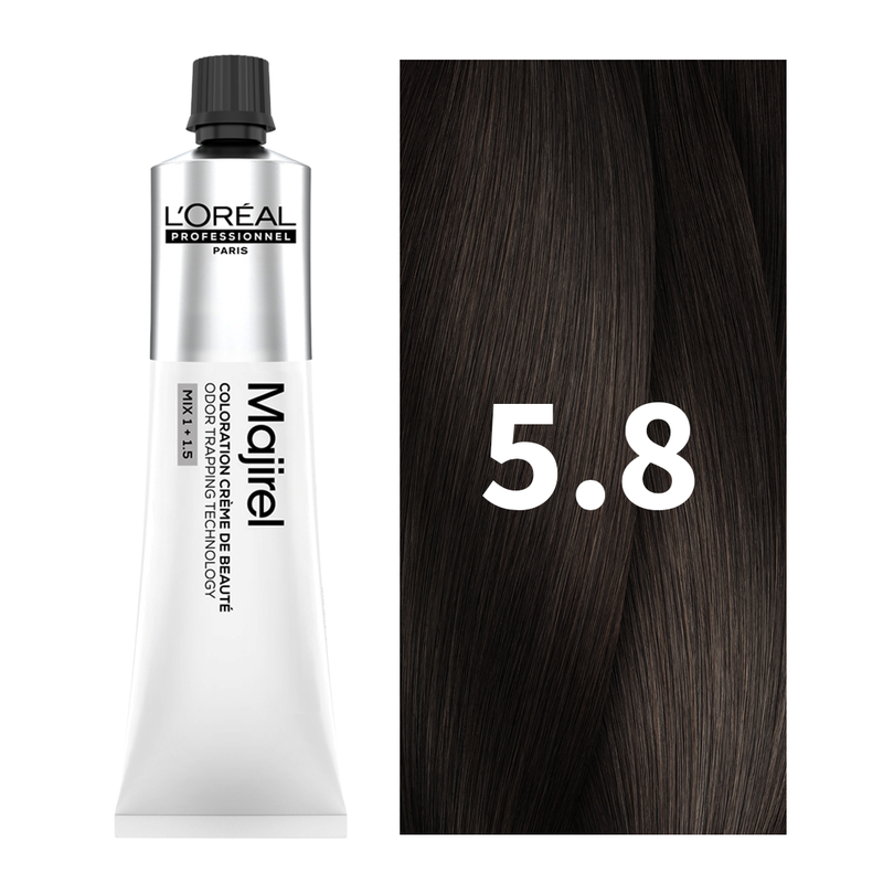 L'Oreal Professionnel Paris Majirel - 5.8 (Mocha Light Brown) 49.5 g Indicrest Buy at Indicrest