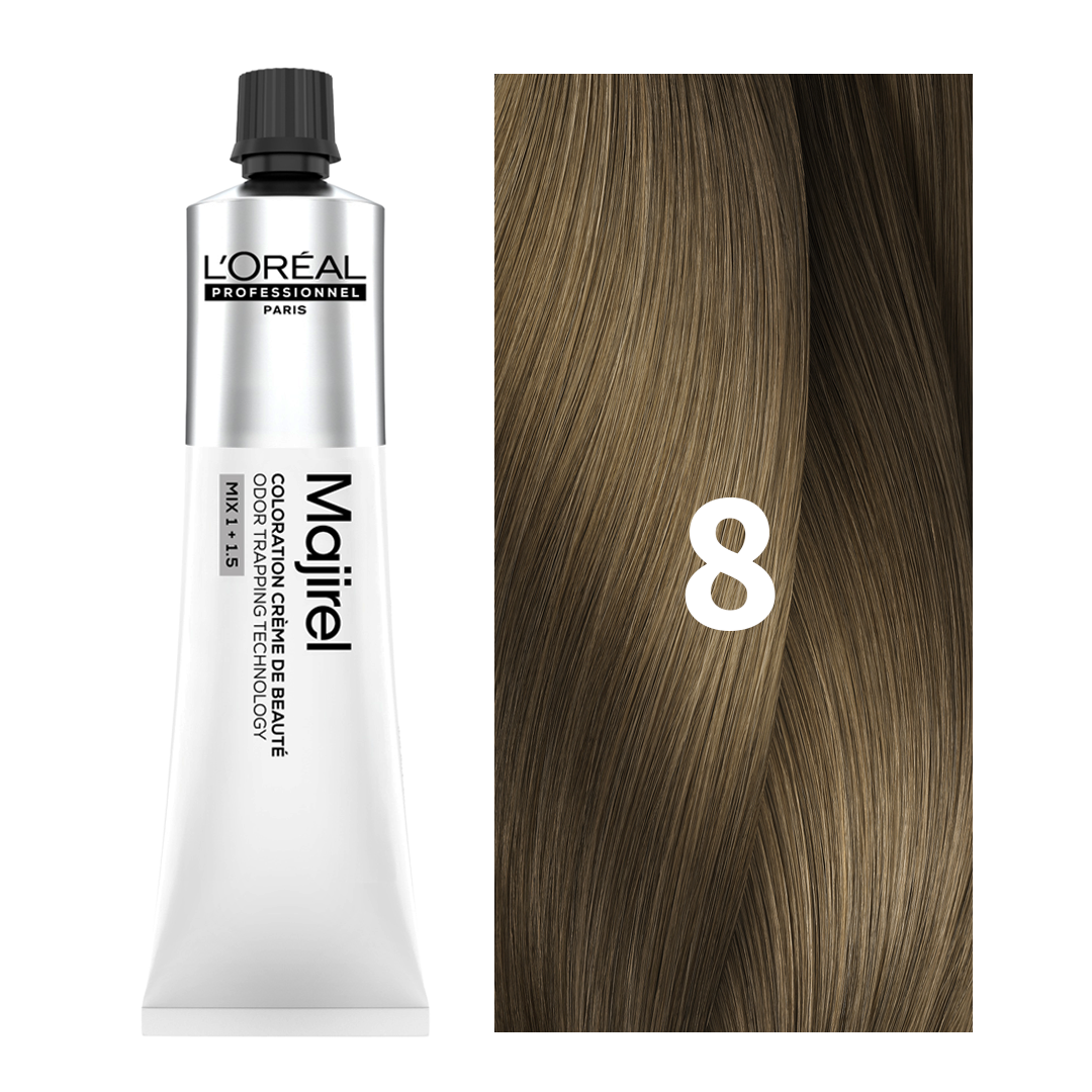L'Oreal Professionnel Paris Majirel - 8 (Light Blonde) 49.5 g Indicrest Buy at Indicrest