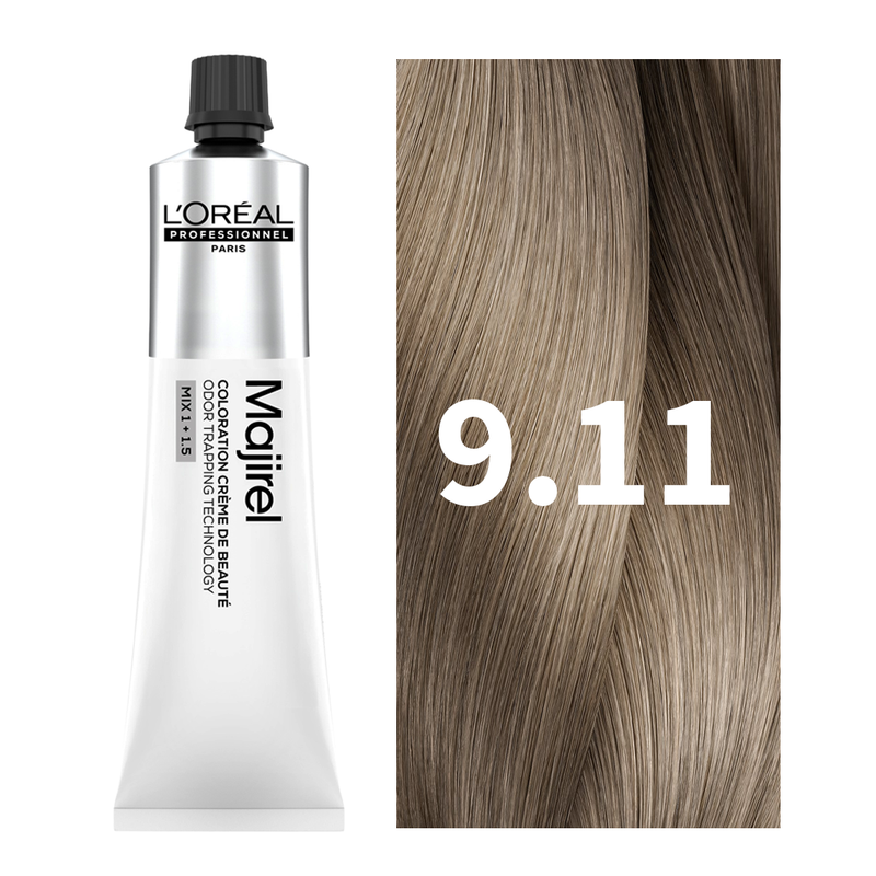 L'Oreal Professionnel Paris Majirel - 9.11 (Very Light Deep Ash Blonde) 49.5 g Indicrest Buy at Indicrest