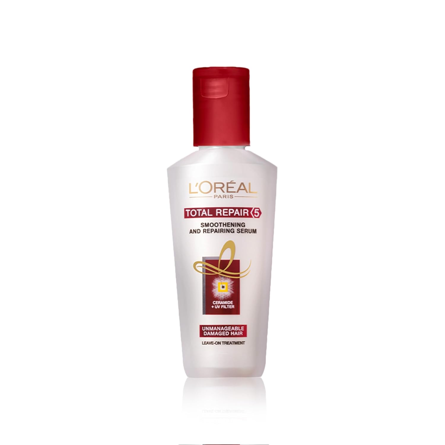 L'Oreal Total Repair 5 serum bottle on a white background Buy at Indicrest