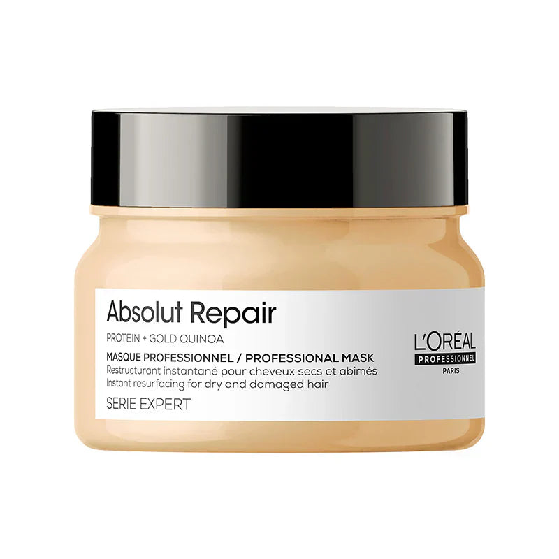 L'Oreal  Professionnel Paris Absolut Repair Hair Mask With Protein + Gold Quinoa - (490g) - Indicrest Buy at Indicrest
