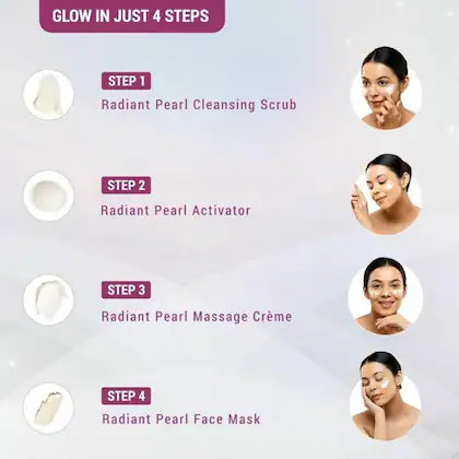 Lotus Herbals Radiant Pearl Cellular Lightening Single Facial Kit - Indicrest Buy at Indicrest Image 4