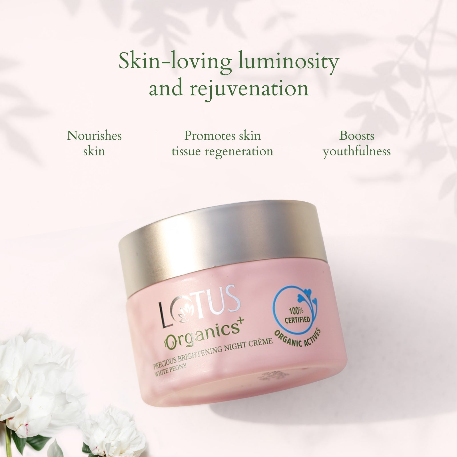 LOTUS ORG Precious Brightening Night Creme 30g - Indicrest Buy at Indicrest Image 4