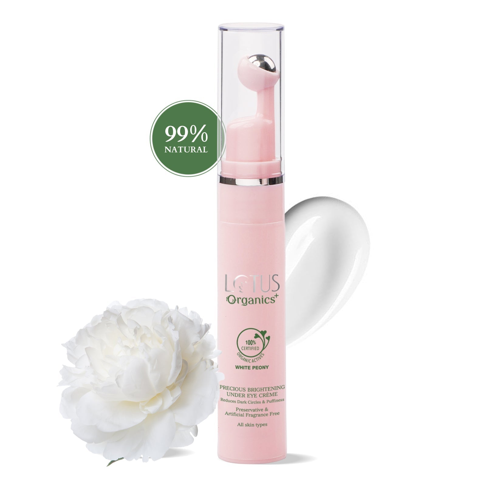 LOTUS ORG Precious Brightening Under Eye Creme 15ml - Indicrest Buy at Indicrest Image 2