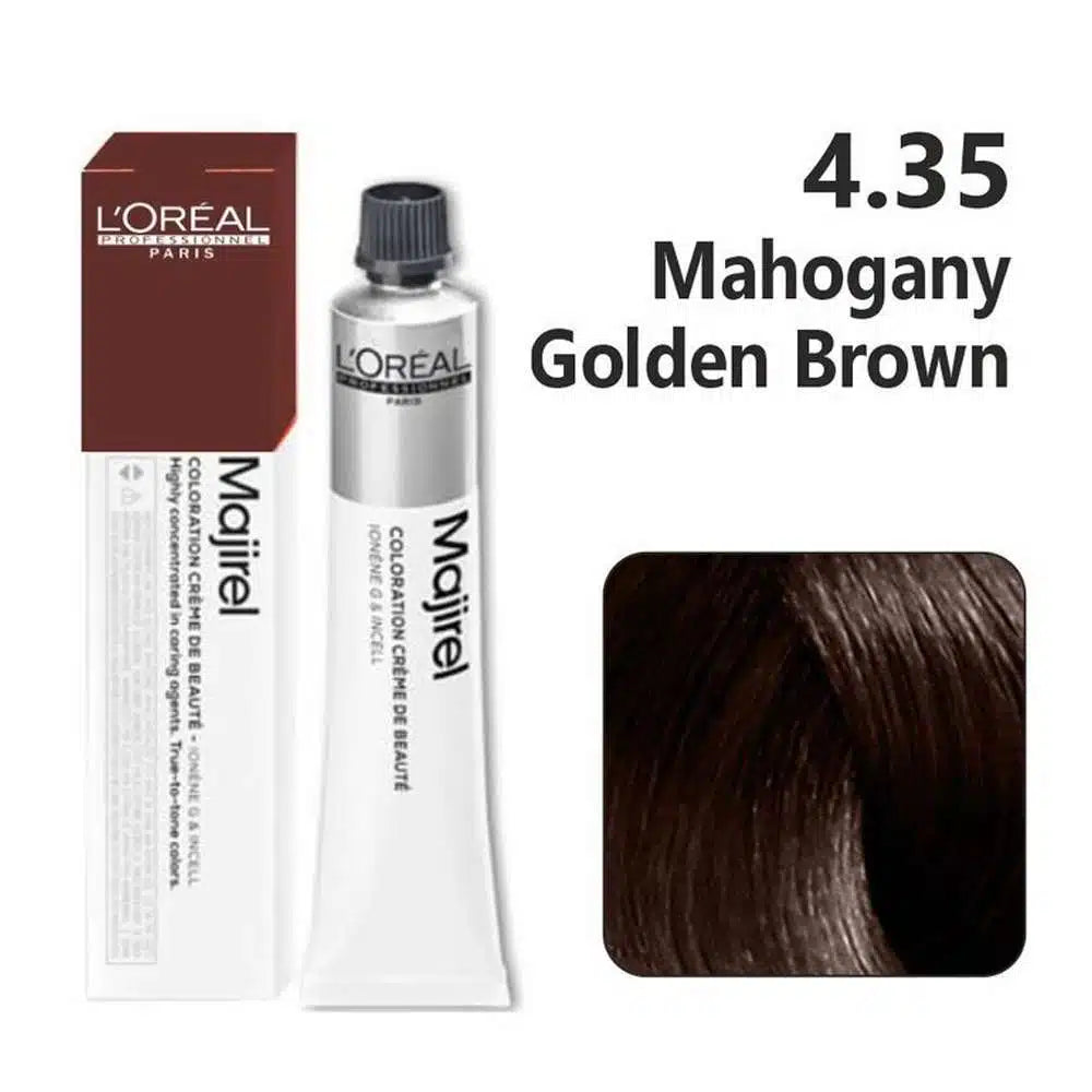Majirel 4.35 color tube and developer side view