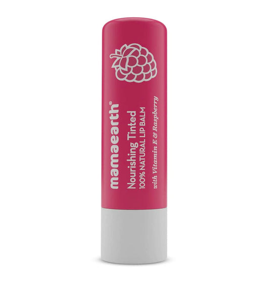 Mamaearth Nourishing Tinted, Lip Balm, Raspberry - Indicrest Buy at Indicrest