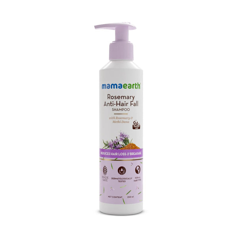 Mamaearth Rosemary Anti-Hairfall Shampoo, 250ml - Indicrest Buy at Indicrest