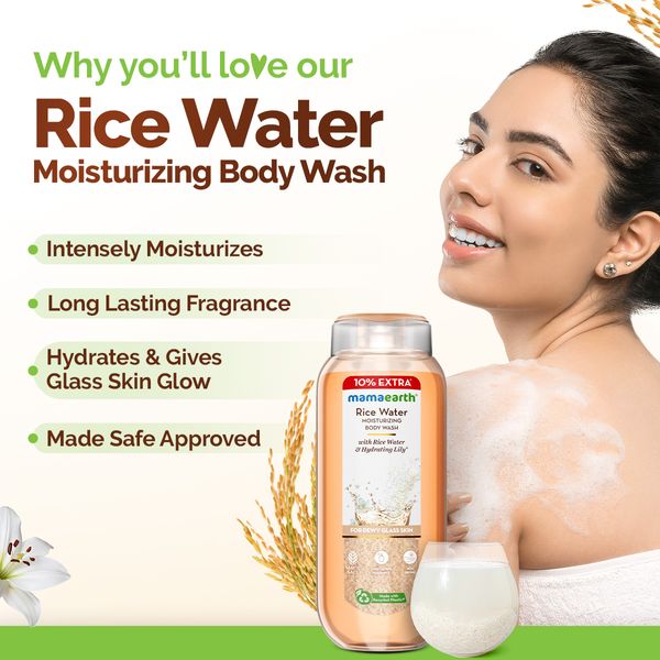 Mamaearth Body Wash for Dewy Skin