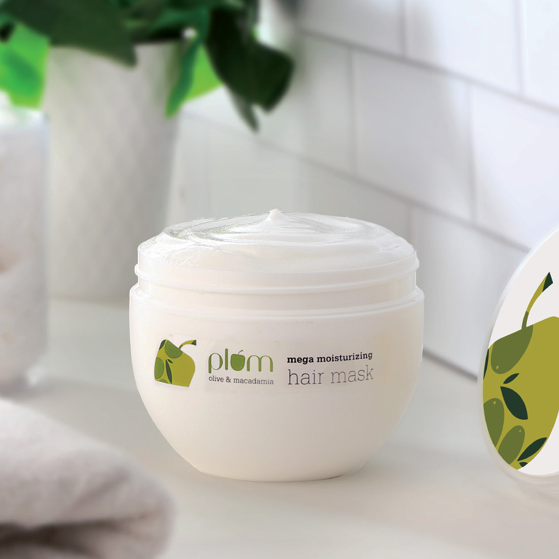 Plum Olive & Macadamia Mega Moisturizing Hair Mask | Repairs Damage | Smoothens Hair, 250g Buy at Indicrest Image 9