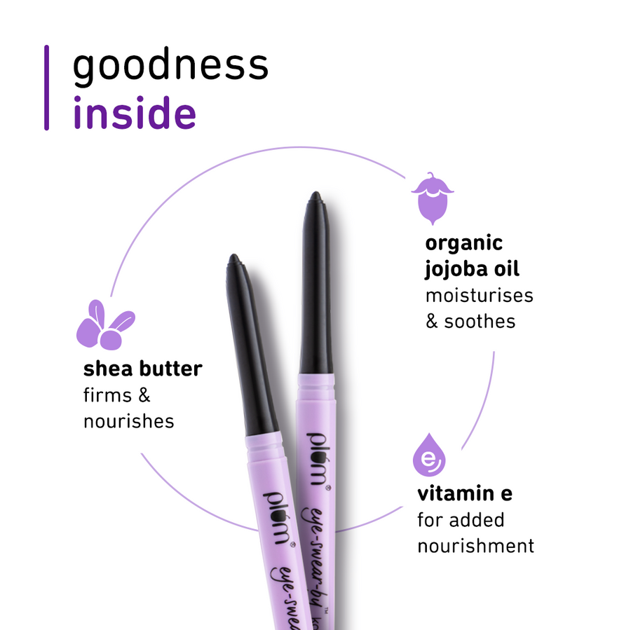 Plum Pore Kohl Kajal Black - Indicrest Buy at Indicrest Image 5