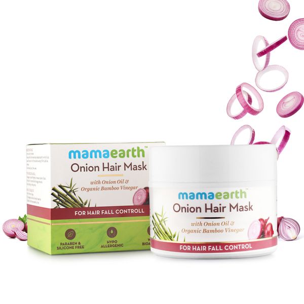 Natural Onion Hair Mask for Hair Fall Control