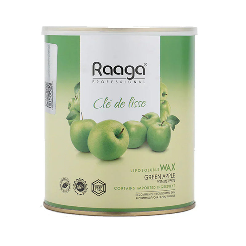 Raaga Professional Liposoluble Wax, Green Apple - Indicrest Buy at Indicrest