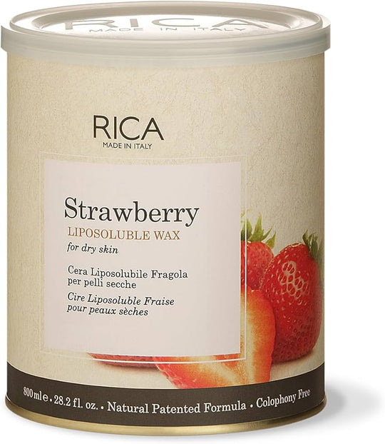 Rica Liposoluble Wax Strawberry 800ml - Indicrest Buy at Indicrest